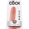 King Cock 7" Cock w/Balls - Flesh