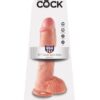 King Cock 10" Cock w/Balls - Flesh