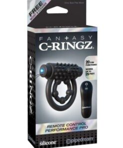 Fantasy C-Ringz Remote Control Performance Pro - Black