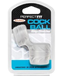 Perfect Fit SilaSkin Cock & Ball Ring - Clear