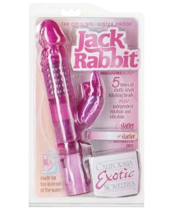 Jack Rabbits w/Floating Beads Waterproof - Pink