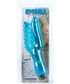 Crystalessence 5" Dual Penetrator - Blue