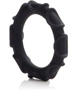 Adonis Atlas Silicone Ring - Black