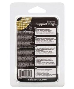 Silicone Support Rings - Black