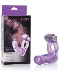 Double Diver Vibrating Enhancer w/Flexible Penetrator