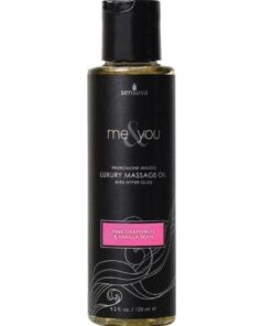 Sensuva Me & You Massage Oil - 4.2 oz Grapefruit Vanilla