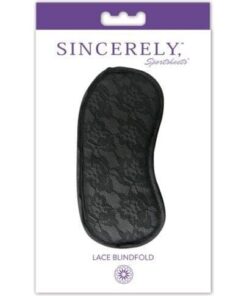 Sincerely Lace Blindfold - Black