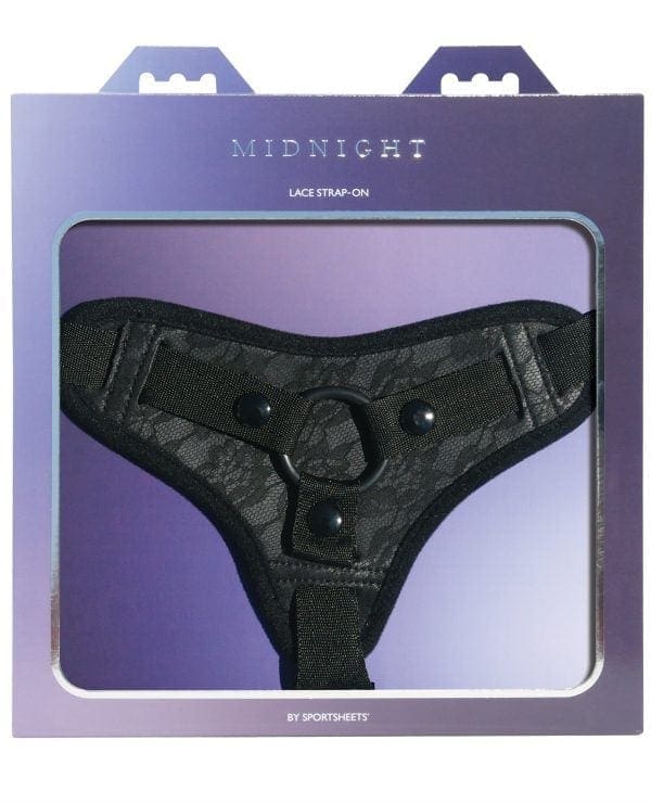 Midnight Lace Strap-On - Black