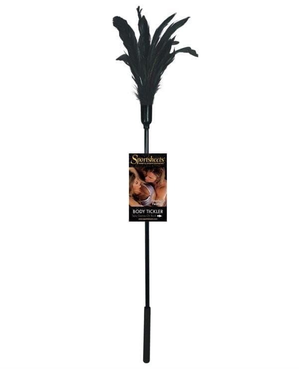 Sportsheets Body Tickler Starburst Feather - Black