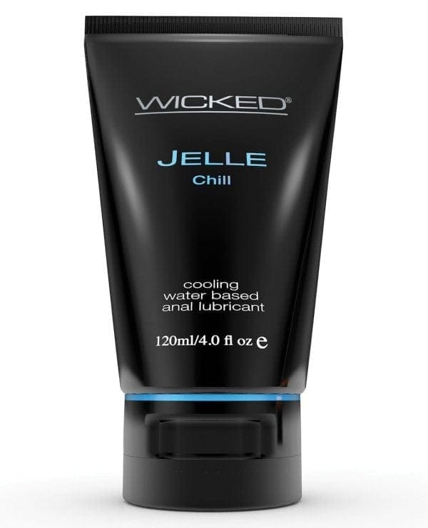 Wicked Sensual Care Jelle Cooling Waterbased Anal Gel Lubricant - 4 oz