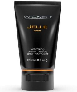 Wicked Sensual Care Jelle Warming Waterbased Anal Gel Lubricant - 4 oz