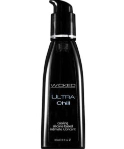 Wicked Sensual Care Ultra Chill Cooling Sensation Silicone Based Lubricant - 2 oz Fragrance Free