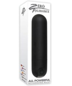 Zero Tolerance All Powerful Rechargeable Bullet - Black