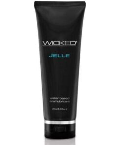 Wicked Sensual Care Jelle Waterbased Anal Lubricant - 8 oz Fragrance Free