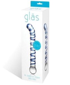 Glas Mr. Swirly 6.5" G-Spot Glass Dildo