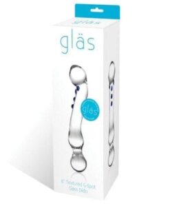 Glas 6" Curved G-Spot Glass Dildo