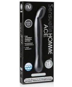 Sensuelle Homme Ace Rechargeable Prostate Massager - Black