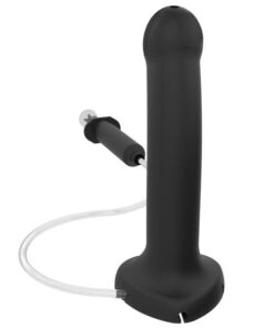 Strap On Me Silicone Cum Dildo - Black