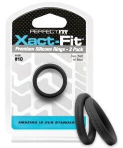 Perfect Fit Xact Fit #10 - Black Pack of 2