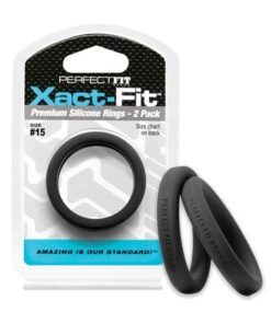 Perfect Fit Xact Fit #15 - Black Pack of 2