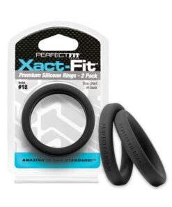 Perfect Fit Xact Fit #18 - Black Pack of 2