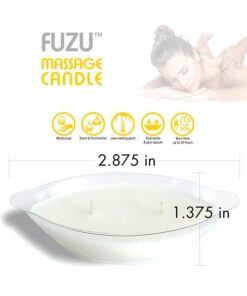 Fuzu Massage Candle - 4 oz Fiji Dates & Lemon Peel