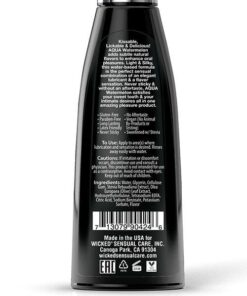 Wicked Sensual Care Aqua Water Based Lubricant - 4 oz Watermelon