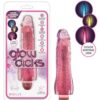 Blush Glow Dicks Glitter Vibrator Molly - Pink