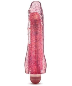 Blush Glow Dicks Glitter Vibrator Molly - Pink