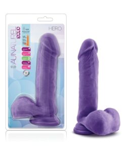 Blush Au Naturel Bold Hero 8" Dildo - Purple