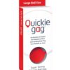 Quickie Ball Gag Large - Red