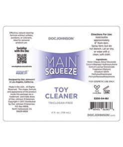 Main Squeeze Toy Cleaner - 4 oz