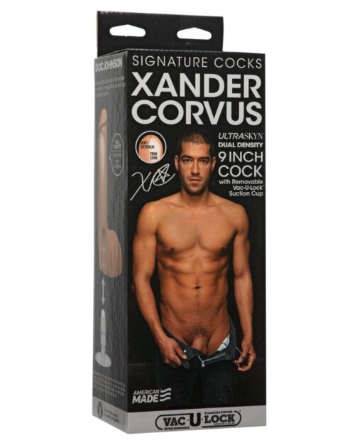 Signature Cocks ULTRASKYN 9" Cock w/Removeable Vac-U-Lock Suction Cup - Xander Corvus