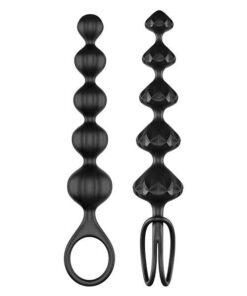 Satisfyer Soft Silicone Beads - Black