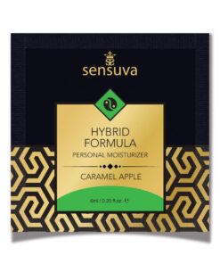 Sensuva Hybrid Personal Moisturizer Single Use Packet - 6 ml Caramel Apple