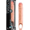 Blush Performance Plus 11.5" Silicone Cock Sheath Penis Extender - Flesh