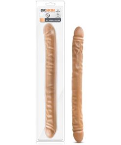 Blush Dr. Skin 18" Double Dildo - Mocha