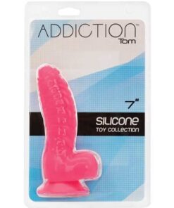 Addiction Tom 7" Dildo - Hot Pink