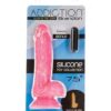 Addiction Brandon 7.5" Glow in the Dark Dildo - Pink