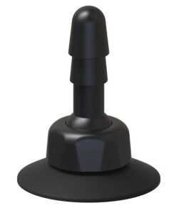 Vac-U-Lock Deluxe 360 Swivel Suction Cup Plug - Black