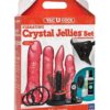 Vac-U-Lock Vibrating Crystal Jellies Set w/Wireless Remote - Pink