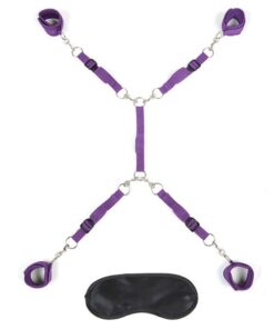 Lux Fetish Bed Spreader - Purple