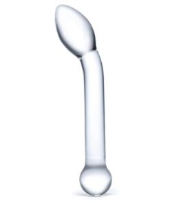 Glas 8" Slimline G-Spot Glass Dildo