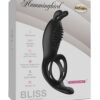 Bliss Hummingbird Vibrating Cock Ring - Black