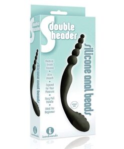 The 9's S Double Header Double Ended Silicone Anal Beads