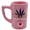 Wake & Bake Coffee Mug - 10 oz Pink