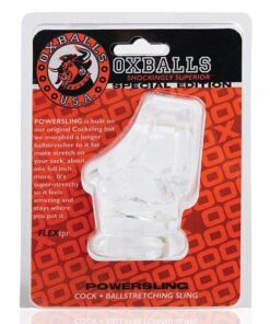 Oxballs Powerballs Cocksling & Ball Stretcher - Clear