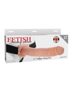 Fetish Fantasy Series 11" Hollow Strap On - Flesh