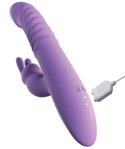 Fantasy for Her Ultimate Thrusting Silicone Rabbit - Purple