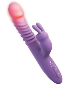 Fantasy for Her Ultimate Thrusting Silicone Rabbit - Purple